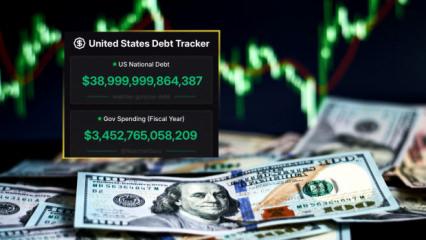 ABD batıyor! Tarihte bir ilk: Ulusal bor&ccedil; 39 trilyon dolara &ccedil;ıkarak rekor kırdı