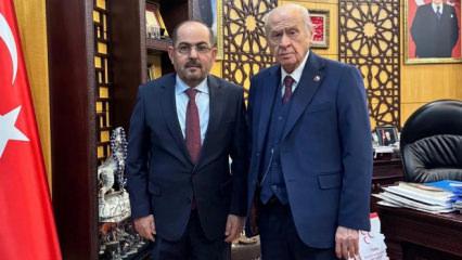 Bah&ccedil;eli'den, Abdurrahman Mustafa'ya 'tebrik' telefonu