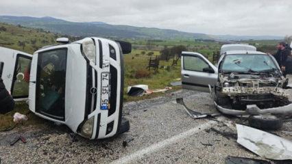 Balıkesir'de trafik kazası: 5 yaralı