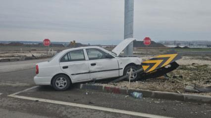 &Ccedil;orum'da iki otomobil &ccedil;arpıştı: 6 yaralı