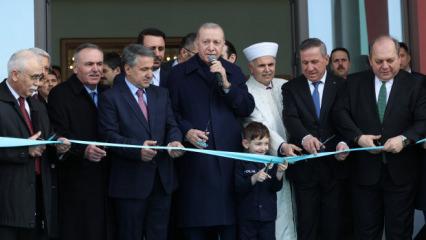 Cumhurbaşkanı Erdoğan Ankara'da Hacı İbrahim Demir Camii'ni hizmete a&ccedil;tı