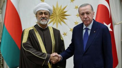 Cumhurbaşkanı Erdoğan, Umman Sultanı ile g&ouml;r&uuml;şt&uuml;