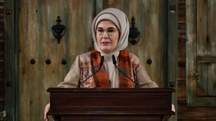 Emine Erdoğan, onursal başkanı olduğu dernek ve vakıfların temsilcileriyle buluştu