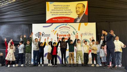 Esenlerli &ccedil;ocuklar bayram coşkusunu doyasıya yaşıyor