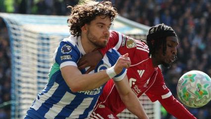 Ferdi'li Brighton, Liverpool'u yıktı!