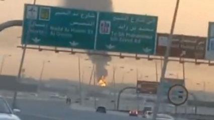 İran, Dubai Havalimanı'ndaki yakıt deposunu vurdu, t&uuml;m u&ccedil;uşlar durdu!