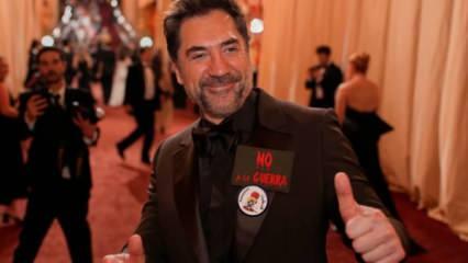 Javier Bardem Oscar gecesine damga vuran mesaj! '&Ouml;zg&uuml;r Filistin' diye haykırdı
