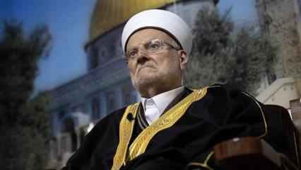 Mescid-i Aksa İmamı, Cumhurbaşkanı Erdoğan'ın İsrail'e karşı sergilediği duruşu &ouml;vd&uuml;