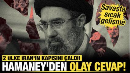 Son dakika...2 &uuml;lke İran'ın kapısını &ccedil;aldı! Hamaney'den olay cevap!