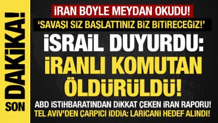 Son dakika...Katz'dan flaş a&ccedil;ıklama: Laricani &ouml;ld&uuml;r&uuml;ld&uuml;!