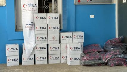 TİKA'dan İsrail'in saldırıları nedeniyle yerinden edilen L&uuml;bnanlı ailelere yardım