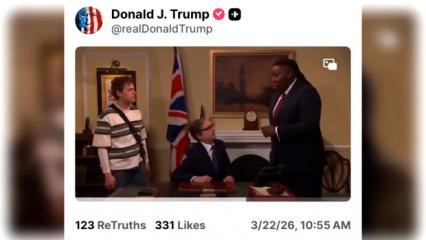 Trump, Starmer ile dalga ge&ccedil;ti! İngiltere'yi ayağa kaldıran g&ouml;r&uuml;nt&uuml;ler