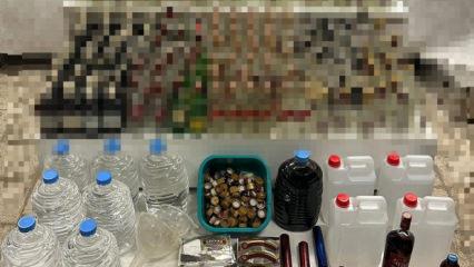 Sahte i&ccedil;ki imalathanesine baskın: Halkın sağlığıyla oynayan şebeke &ccedil;&ouml;kertildi!