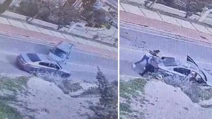 &Ccedil;eşme'de kaza sonrası şoke eden yumruklu saldırı