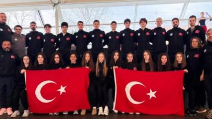 Milli y&uuml;z&uuml;c&uuml;lerden Prag ve Graz'da 2'si altın 9 madalya kazandı