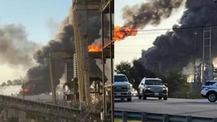 ABD'de petrol tesisinde b&uuml;y&uuml;k patlama! Rafineriyle ilgili İsrail detayı 