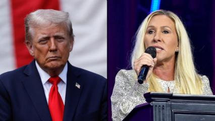Trump, Cumhuriyet&ccedil;i vekil Greene ile gerildi! "Bana hain dedi"