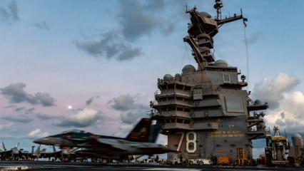 ABD Donanmasında ağır kayıp! USS Gerald R. Ford'daki yangın sonrası gerilim tırmandı!