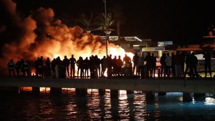 Bodrum&rsquo;daki yat yangınında &lsquo;sabotaj&rsquo; alarmı!