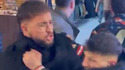 Kapalı &Ccedil;arşı&rsquo;da meydan muharebesi: Birbirlerini boğazladılar! O anlar kamerada 