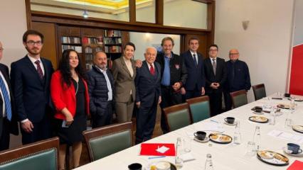 Doğu Perin&ccedil;ek ile Elon Musk'ın babası Errol Graham Musk bir araya geldi