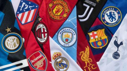 D&uuml;nyanın en &ccedil;ok sevilen 30 futbol takımı belli oldu: Listede T&uuml;rkiye'den de takımlar var!