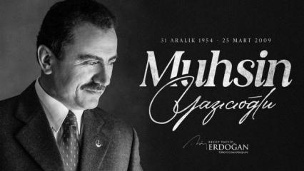 Erdoğan'dan Muhsin Yazıcıoğlu'nun vefatının 17'nci yılı i&ccedil;in anma mesajı