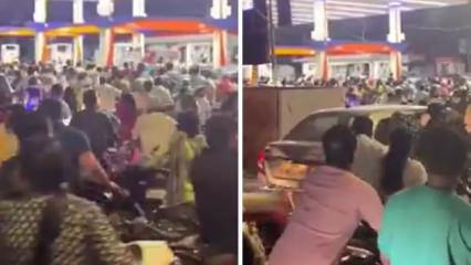 İstasyonlarda kaos &ccedil;ıktı: &Uuml;lkenin son bir aylık petrol&uuml; kaldığı a&ccedil;ıklandı!