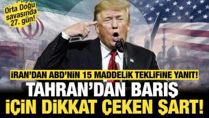 İran, ABD-İsrail savaşında 27. g&uuml;n! Son dakika gelişmeler