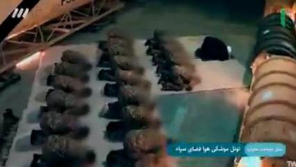 İran askerleri f&uuml;ze t&uuml;nelinde cemaatle akşam namazı kıldı