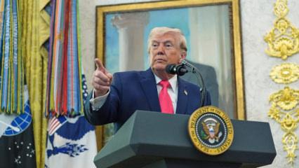 'İran &ccedil;ok b&uuml;y&uuml;k bir hediye verdi' demişti! Trump o hediyeyi a&ccedil;ıkladı