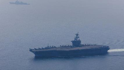 İran ve Hizbullah&rsquo;tan koordineli saldırı! USS Abraham Lincoln vuruldu! U&ccedil;aklar inemedi 