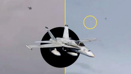 İran'ın ABD'ye ait F-18 savaş u&ccedil;ağını vurduğu anlar