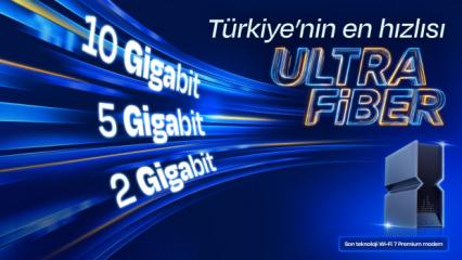 Turkcell Superonline&rsquo;dan bir ilk! 10 Gigabit&rsquo;e varan hızlarla  evlere UltraFiber!