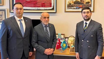Kazakistan'dan T&uuml;rkiye'ye &uuml;st d&uuml;zey ziyaret