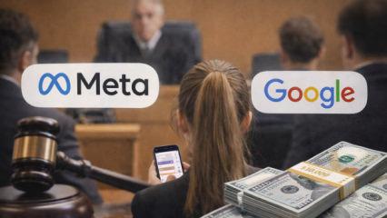 Meta ve Google&rsquo;a sosyal medya bağımlılığı davası: 6 milyon dolarlık tazminat