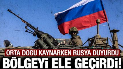 Orta Doğu kaynarken Rusya'dan son dakika a&ccedil;ıklaması: O b&ouml;lgeyi ele ge&ccedil;irdik!