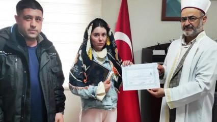 Rusya'dan Akkuyu NGS'de &ccedil;alışmaya gelen Victoria M&uuml;sl&uuml;man oldu! Adını da değiştirdi