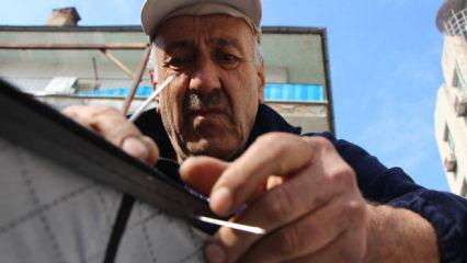 Yaşamı belgesel oldu! 50 yıldır aynı işten ekmeğini &ccedil;ıkartan usta: &Uuml;lkemi seviyorum