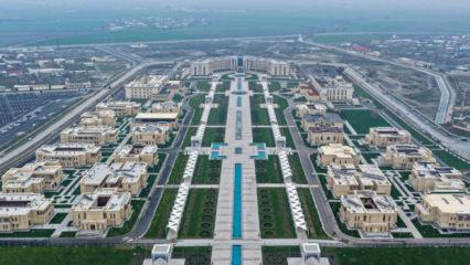 Semerkand'daki İmam Buhari K&uuml;lliyesi a&ccedil;ıldı! &Ouml;zbek Cumhurbaşkanı yerinde inceledi