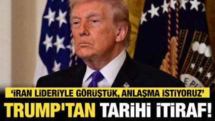 Son dakika...Trump'tan tarihi itiraf: İran lideriyle g&ouml;r&uuml;şt&uuml;k, anlaşma istiyoruz