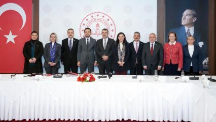 TBMM Su&ccedil;a S&uuml;r&uuml;klenen &Ccedil;ocuklar Araştırma Komisyonu'ndan Milli Eğitim Bakanlığına ziyaret