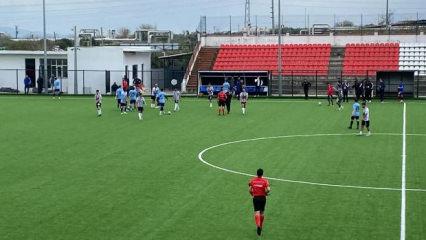 TFF 3. Lig'de ma&ccedil; 12-0 oldu! 60. dakikada sahadan &ccedil;ekildiler