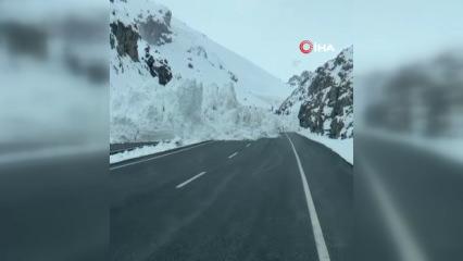 Van-Hakkari karayoluna &ccedil;ığ d&uuml;şt&uuml;