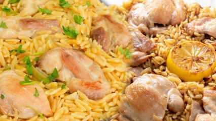 30 dakikada hazır! Tavuklu arpa şehriye pilavı tarifi