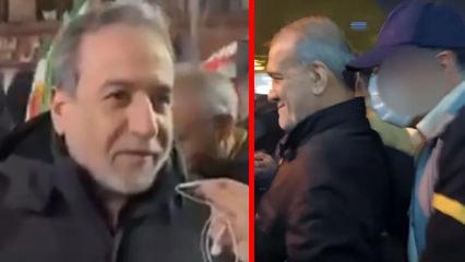 Pezeşkiyan ve Arak&ccedil;i halkın arasına karıştı: Rejim ayakta; yıkılmadı ve burada