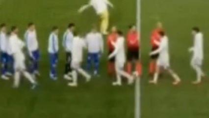 Bosna Hersek futbolculardan İsrail protestosu!