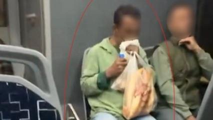 Otob&uuml;ste u&ccedil;ucu skandalı kamerada