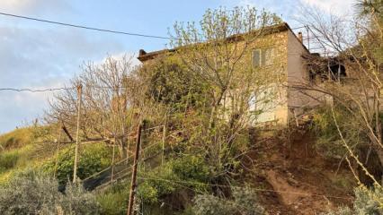 Aydın'da toprak kayması: 3 ev tahliye edildi