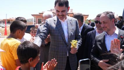 Bakan Kurum'dan milli ma&ccedil; &ouml;ncesi Zey K&ouml;y&uuml;'nden anlamlı paylaşım